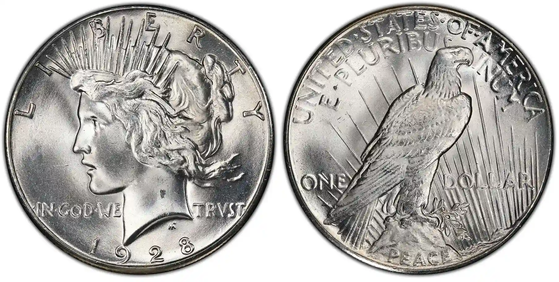1928 Peace Silver Dollar Coin